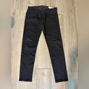 rag & bone Men's Black Fit 1 Jeans